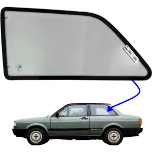 Vidro Janela Movel Tras Vw Voyage 2pt 81/95 Esquerdo Incolor
