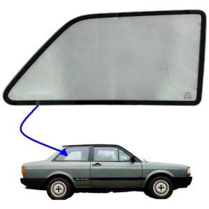 Vidro Janela Movel Tras Vw Voyage 2pt 81/95 Direito Incolor
