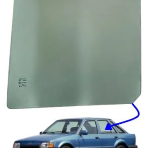 Vidro Porta Tras Ford Escort Guarujá 4pt 84/92 Lado Esquerdo