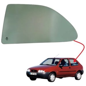 Vidro Janela Fixa Tras Ford Fiesta 2pt 97/03 Lado Esquerdo