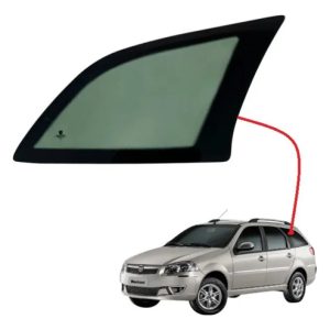 Vidro Janela Fixa Fiat Palio Weekend 09/20 Esq S/borracha