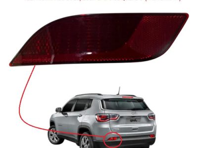 Refletor Tras Olho De Gato Jeep Compass 18/27 Esq Motorista Vermelho