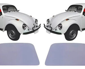 Vidro De Porta Vw Fusca Lado Esq / Dir Sem Quebra Vento