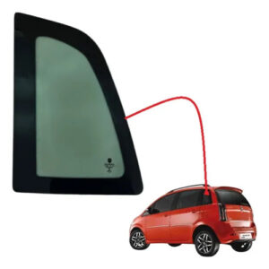 Vidro Janela Fixa Traseira Fiat Idea 2005/2016 Lado Esquerdo Verde