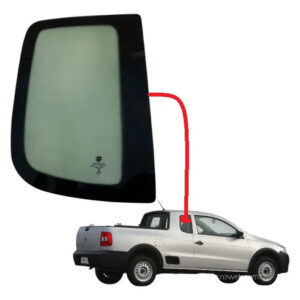Vidro Janela Fixa Traseira Vw Saveiro G5 2010/2013 Direito
