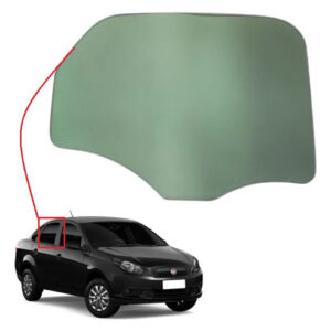 Vidro Da Porta Tras Fiat Grand Siena 2013/2021 Lado Direito