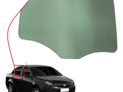 Vidro Da Porta Tras Fiat Grand Siena 2013/2021 Lado Direito