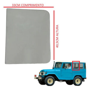 Vidro Janala Fixa Toyota Bandeirante Curta 58/01 Esq Ou Dir